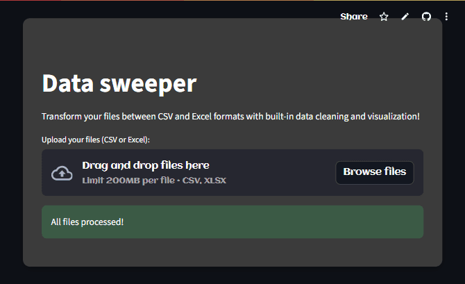 Data Sweeper